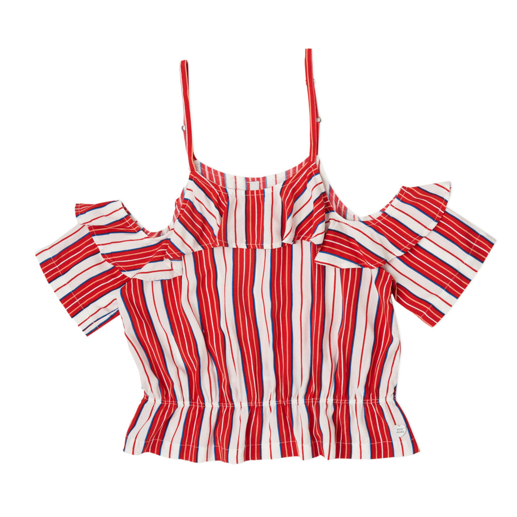 Pepe Jeans GirlS Regular Shirt (Pg301583_Red 8)