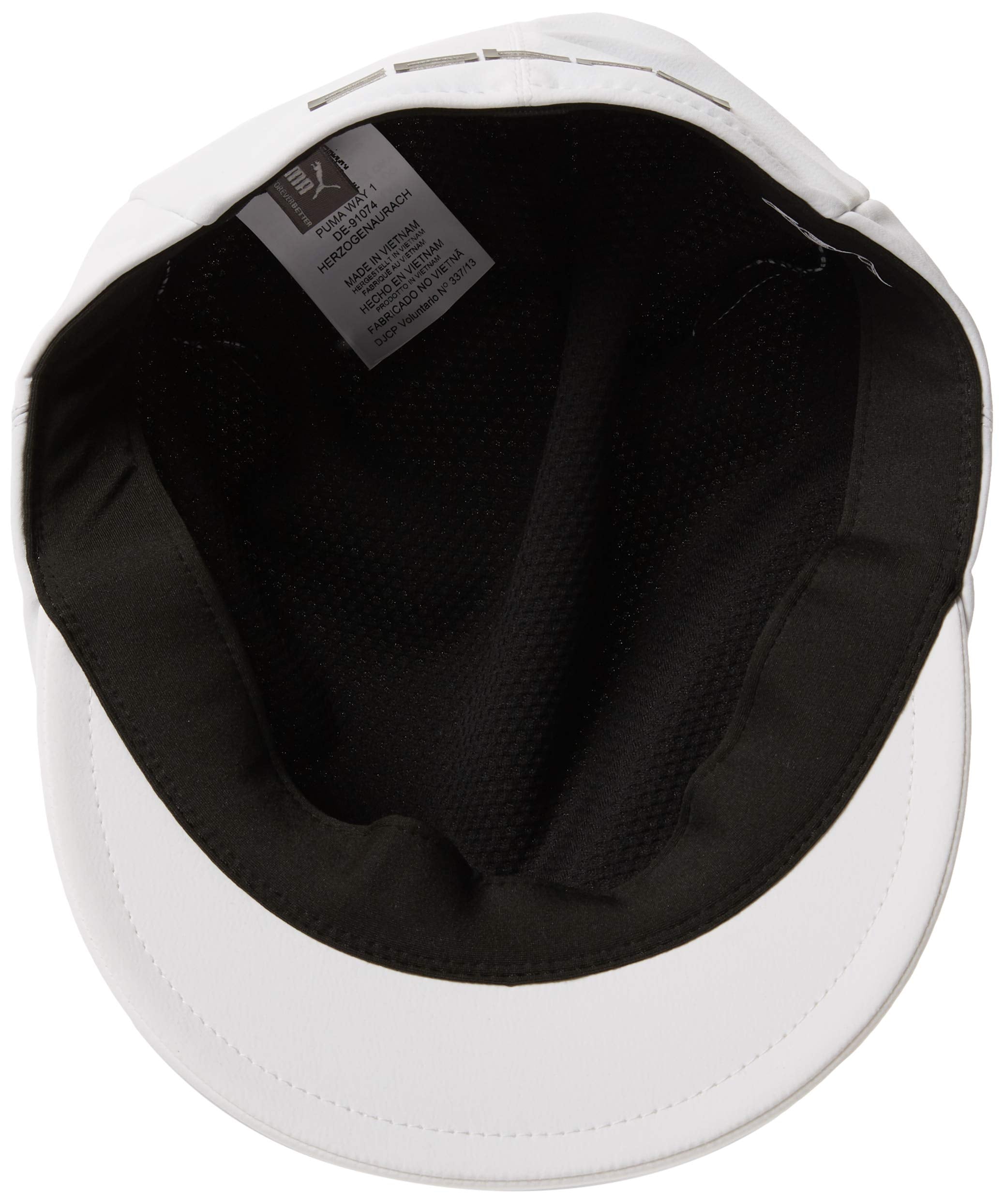 PUMA GOLF mens Tour Driver Cap Hat, Bright White, Large-X-Large US