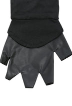 miccostumes Men's Costume Warrior Cosplay Pure Dark Black Uniform Fullset Tunic Pants With Belt and Hat (men m)