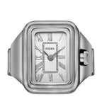 Fossil Women's Quartz Stainless Steel Two-Hand Watch Ring, Color: Silver Raquel (Model: ES5344)