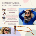 DUCO Retro Round UV400 Polarized Sunglasses for Women Men Vintage Shades Classic Acetate Trendy Fashion Sunglass DC1230