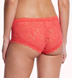 hanky panky Signature Lace Boyshort (4812P),Large,Hibiscus Bloom