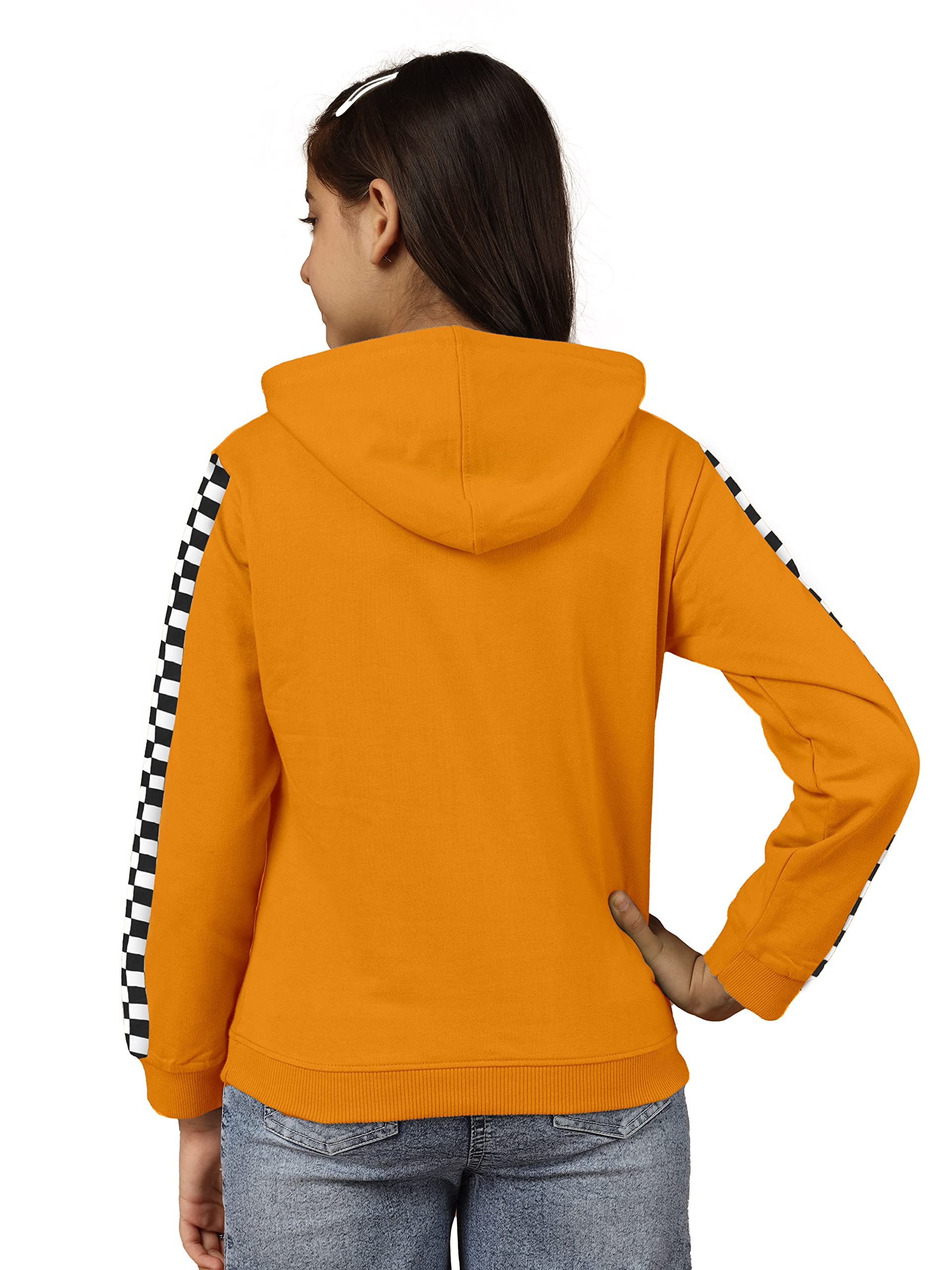 Kyda Kids GirlS Cotton Hooded Neck Hoodies - Sweatshirt With Hoodies Full Sleeves Girls Winter Wear, Long Sleeve Sweatshirts Fo