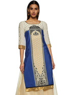Wishful By W Women'S Straight Kurta (15Aus10991-56635_Off White_8)