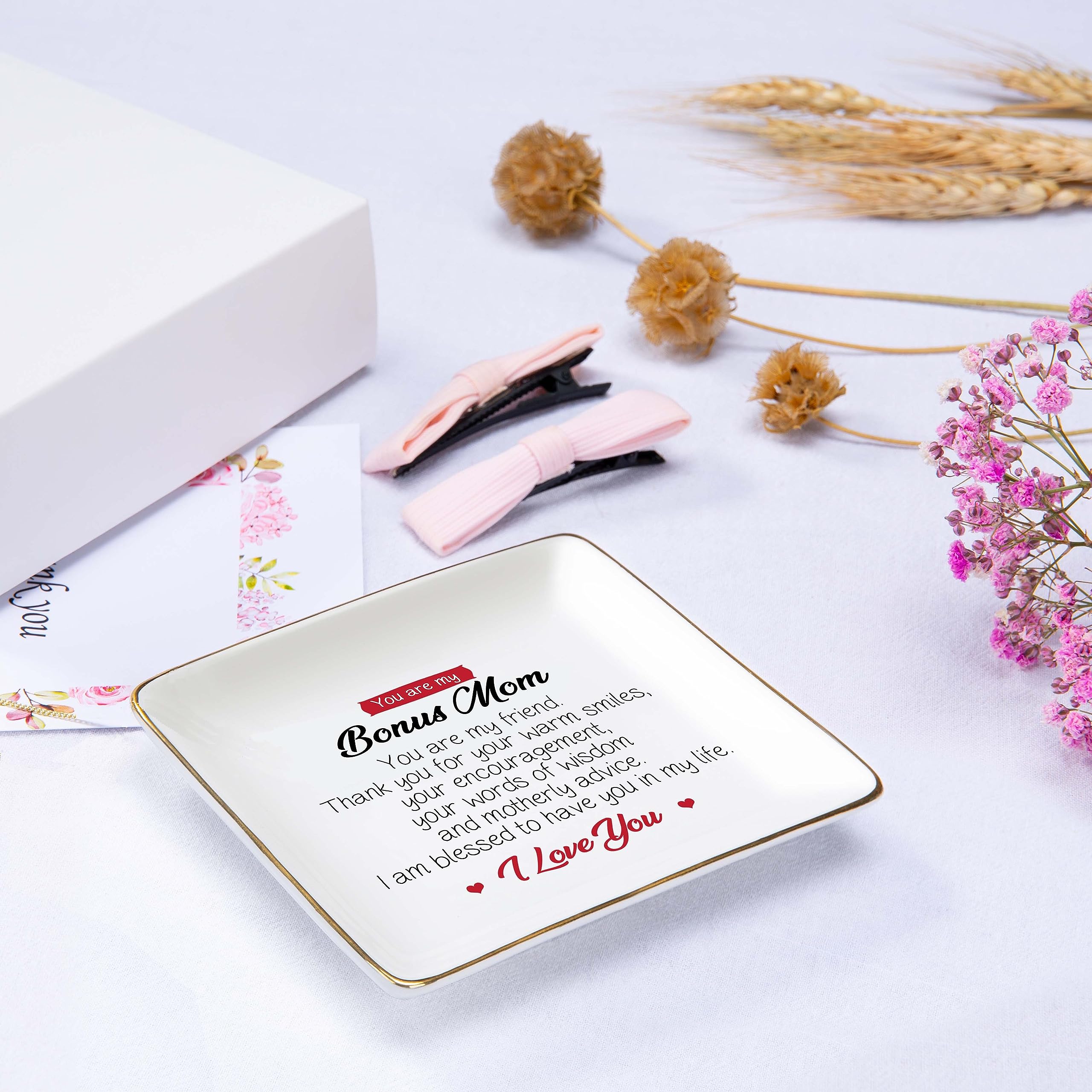 Mother's Day Gift for Bonus Mom,Mother-in-Law Gift,Step Mother Gift-Birthday Gift-Christmas Gift-Unbiological Mom Gift-I Am Bles