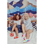 ooohyeah Women? Fuzzy Cute Animal Slippers, Funny Cozy Non-Slip House Slippers for Women, Foxy, S