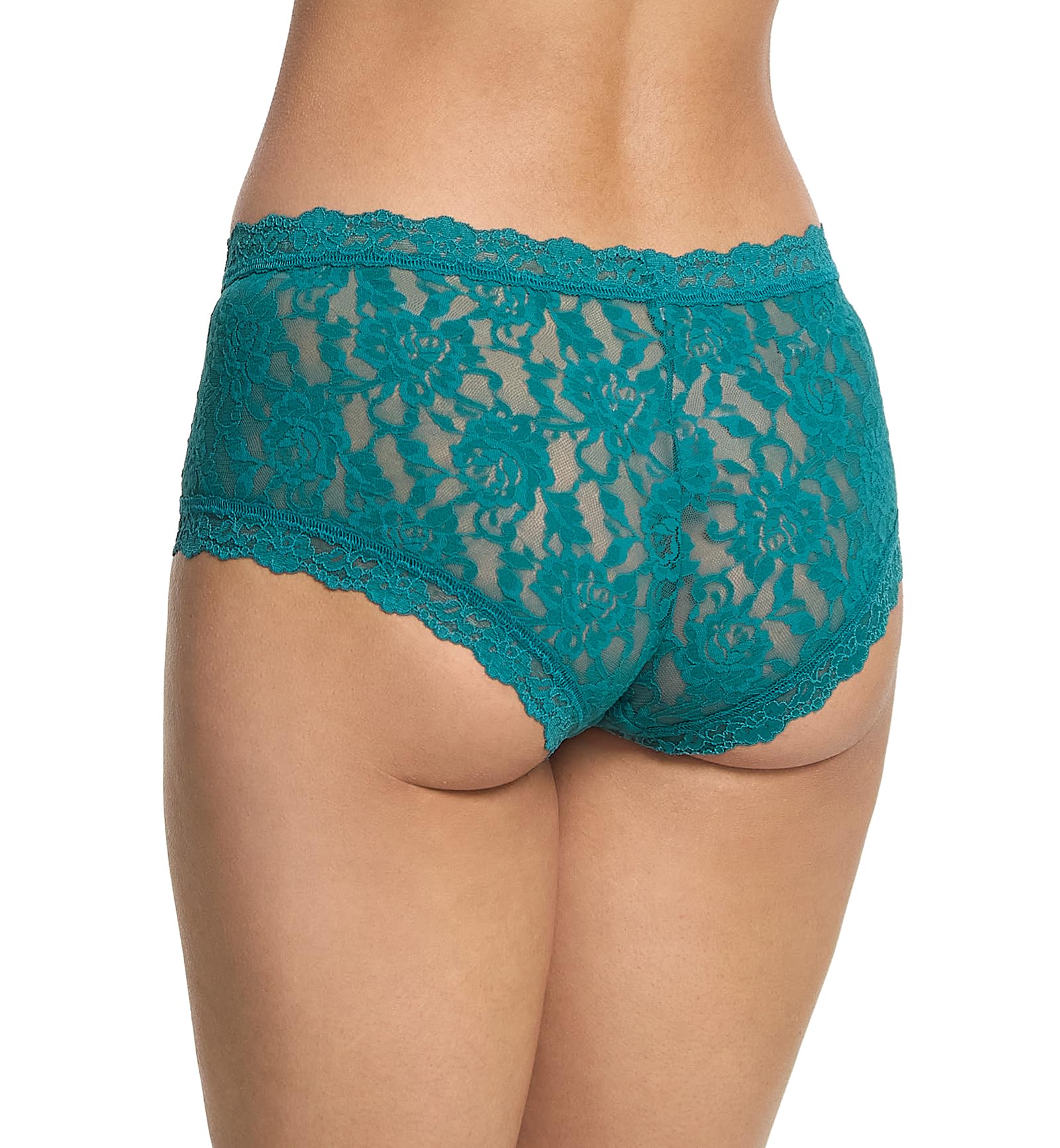 hanky panky Signature Lace Boyshort (4812P),Large,Northern Lights