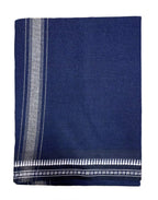 Prakasam Cotton Mens Colour Thalapathi Border Single Dhoti/Size1.28X2.00 Mtrs/Combo Pack Of 2 Dhoties