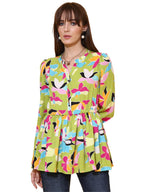 Sheetal Associates WomenS Top Shirt Stylish Trendy For Girls | Floral Printed Top | Lightweight Day Comfort