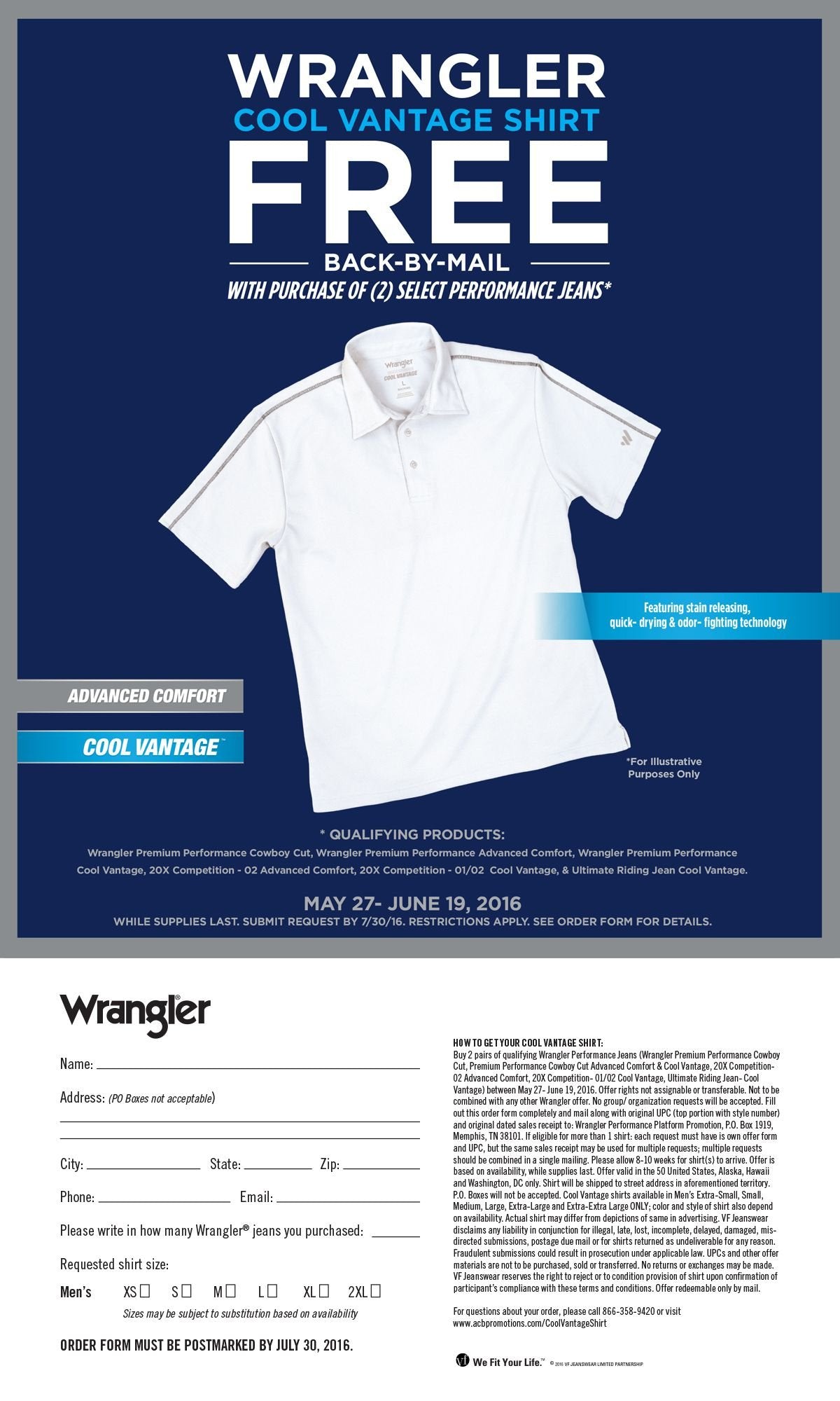 Wrangler mens Premium Performance Cowboy Cut Regular Fit jeans, Prewashed, 30W x 38L US