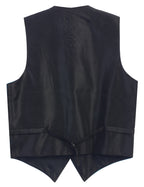 Men's Formal 4pc Satin Vest Necktie Bowtie and Pocket Square, Coral, X Small