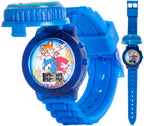 Accutime Sonic The Hedgehog Kids' SNC4020 Digital Display Quartz Blue Watch