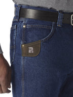 Wrangler Riggs Workwear mens Relaxed Fit Five Pocket jeans, Antique Indigo, 44W x 30L US