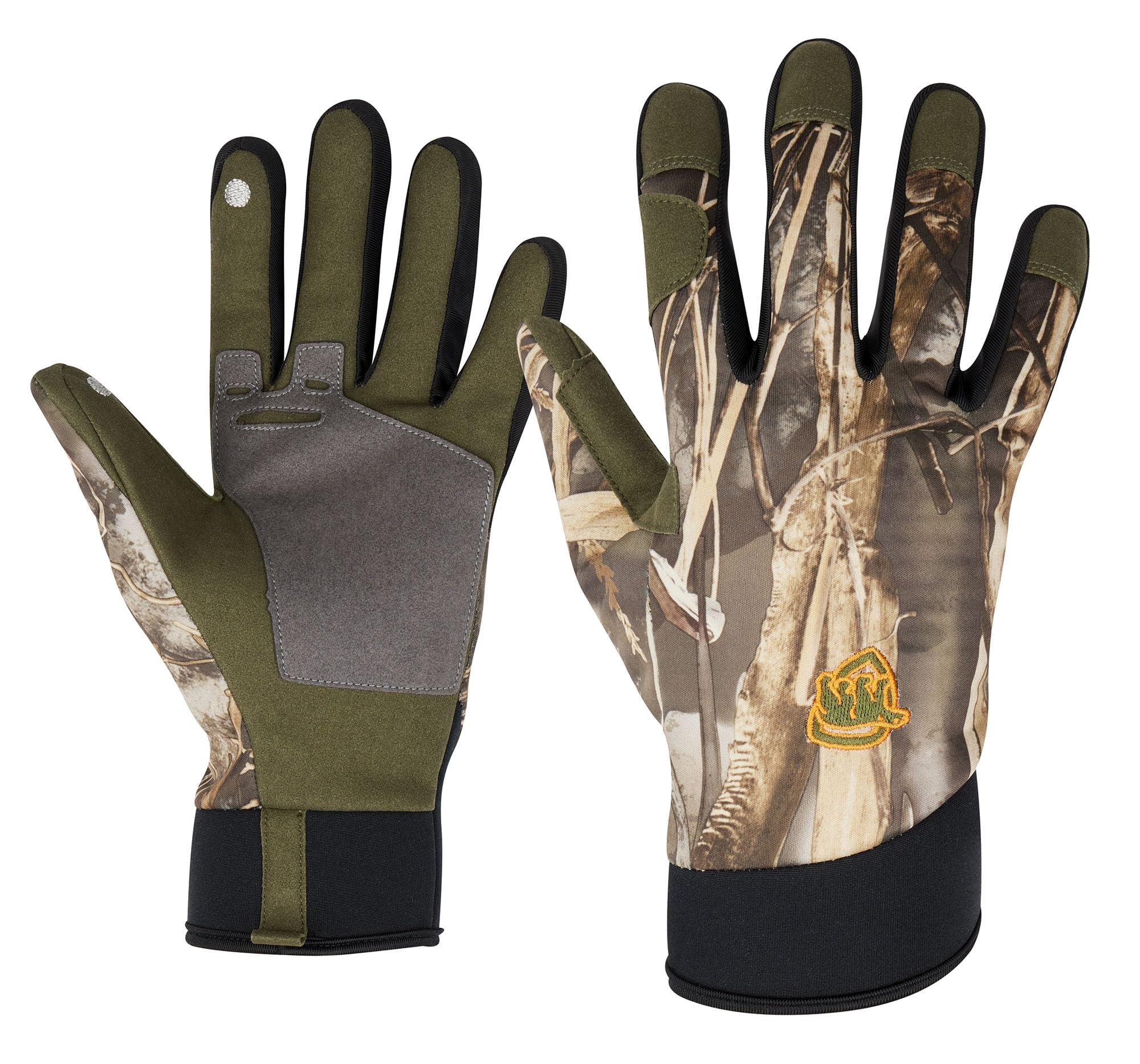 ArcticShield Heat Echo Shooters Hunting Gloves, Realtree Max 7, Medium