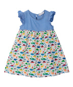DINO PRINT MIX N MATCH DRESS MULTI - COL