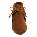 Minnetonka Men's Classic Fringe Boot, Softsole Brown, 10 M US