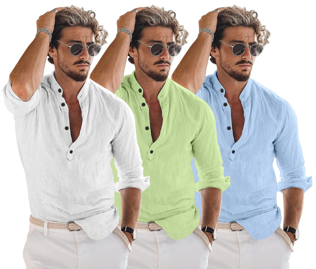 Zartha MenS Regular Fit Solid Pattern Cotton Blend Kurta With Spread Collar Long Sleeve And Standard Length | Shirt For Man