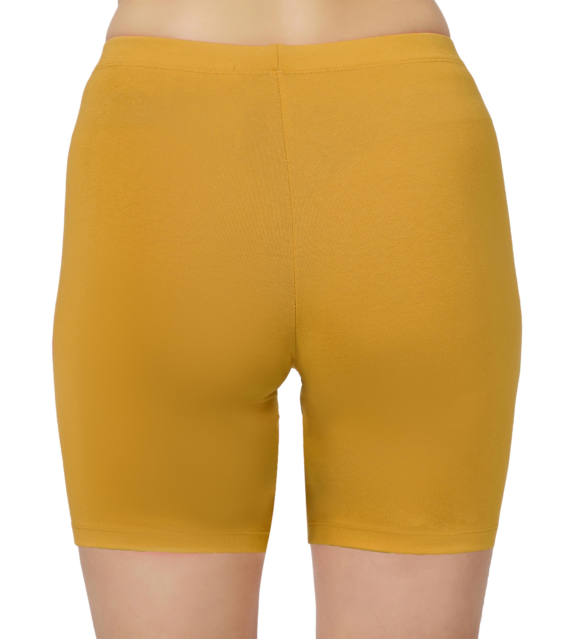 SHODOX Womens Anti Bacterial Cycling Shorts, Under Skirt Biker Shorts, High Waist Stretchable Yoga Shorts & Gym Workout Skin Fi