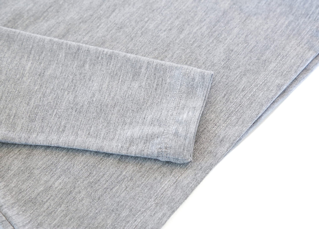 Lilax Girls' Basic Long Sleeve Round Neck Cotton T-Shirt 5 Grey