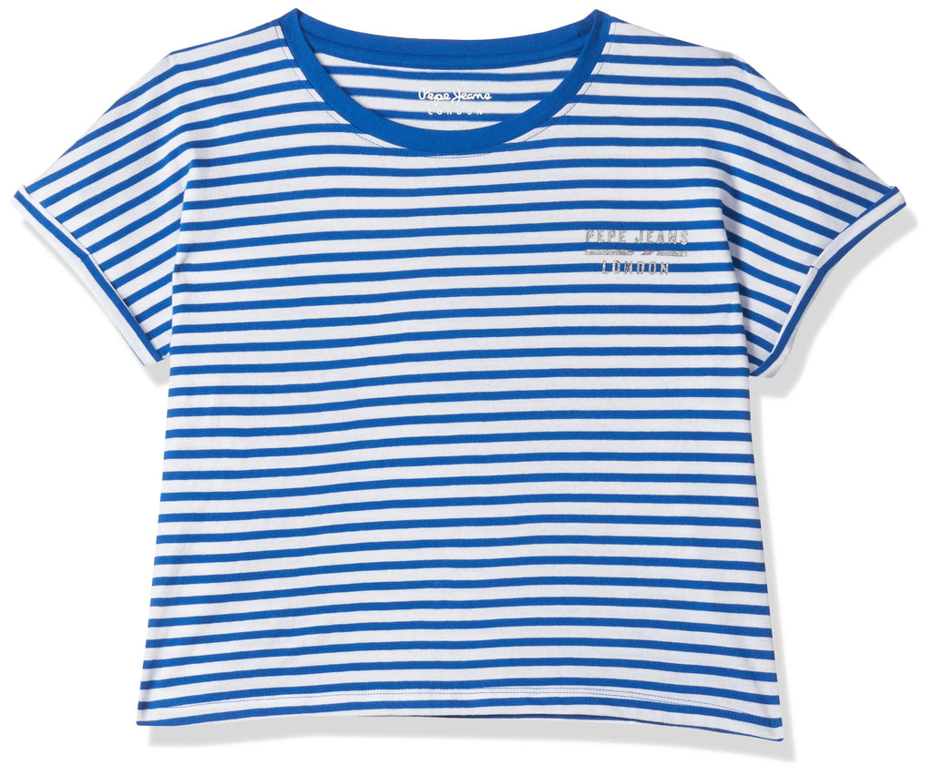 Pepe Jeans WomenS Regular Fit Striped T-Shirts