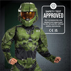 Disguise DG104999K Boys Halo Master Chief Infinite Muscle Child Costume - Medium 7-8