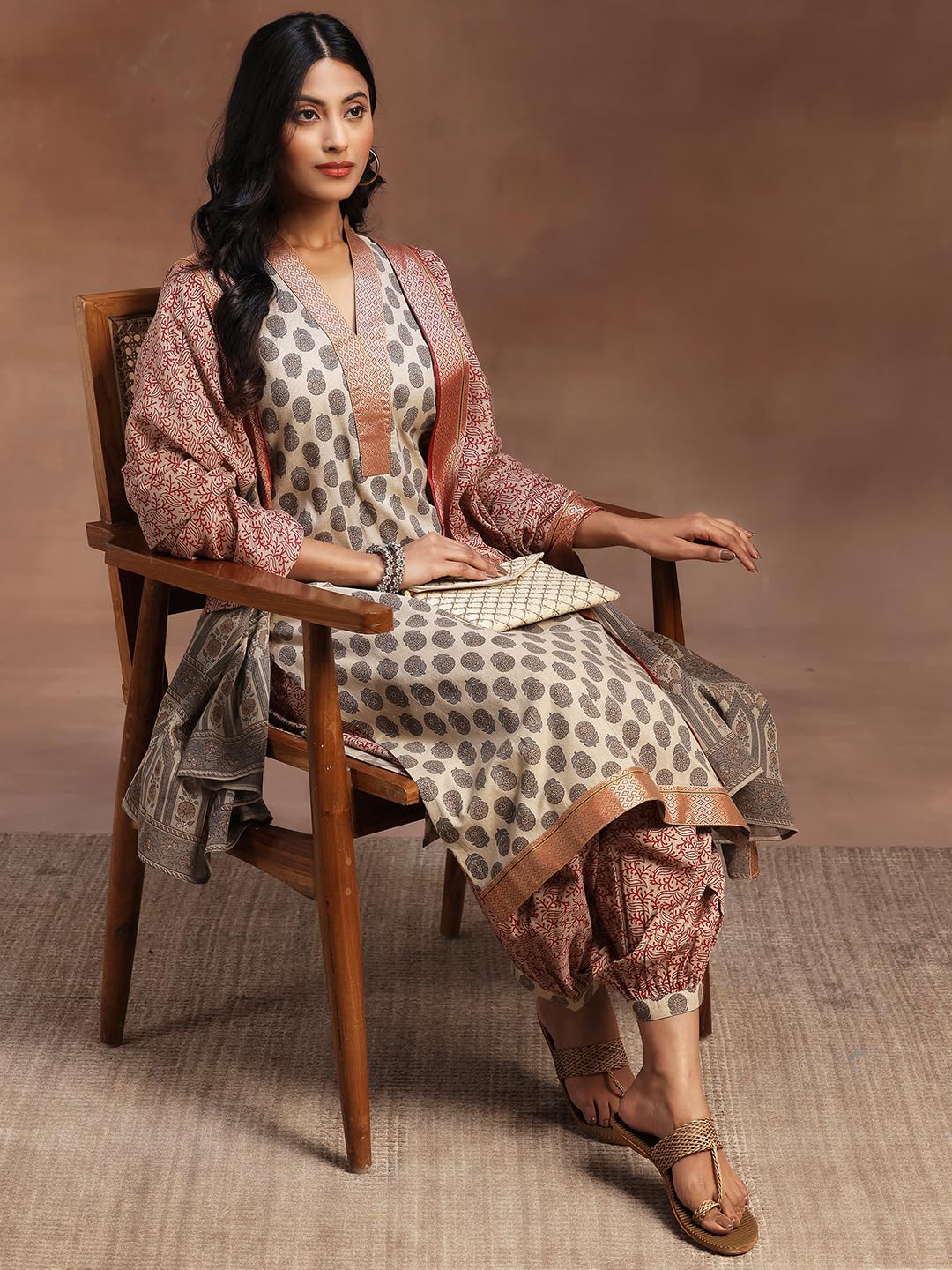 Libas WomenS Pure Cotton Kurta Set (36672O0R