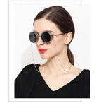 HALF CRESCEN Eyeglass Chain for Women, Glasses Chain/Sunglass Chain/Glasses Holder Lanyard,Eyeglasses Holder Necklace Gift