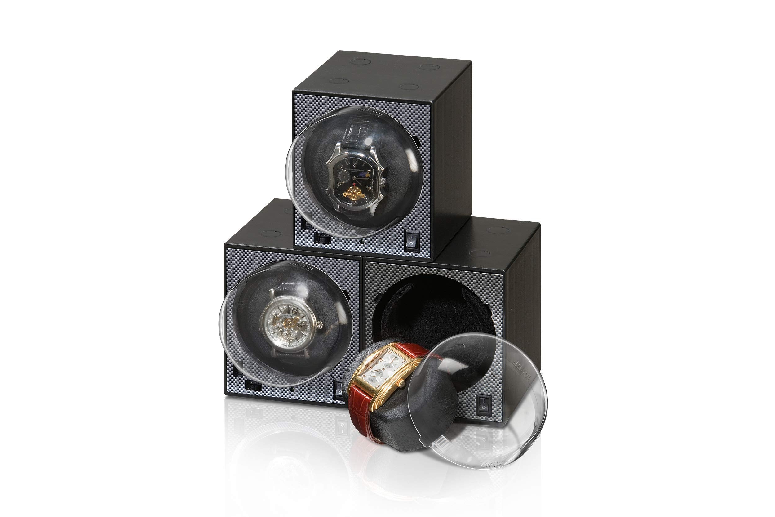 Boxy Watch Winder BWS Brick Power Sharing stack-able without Adapter Add on package