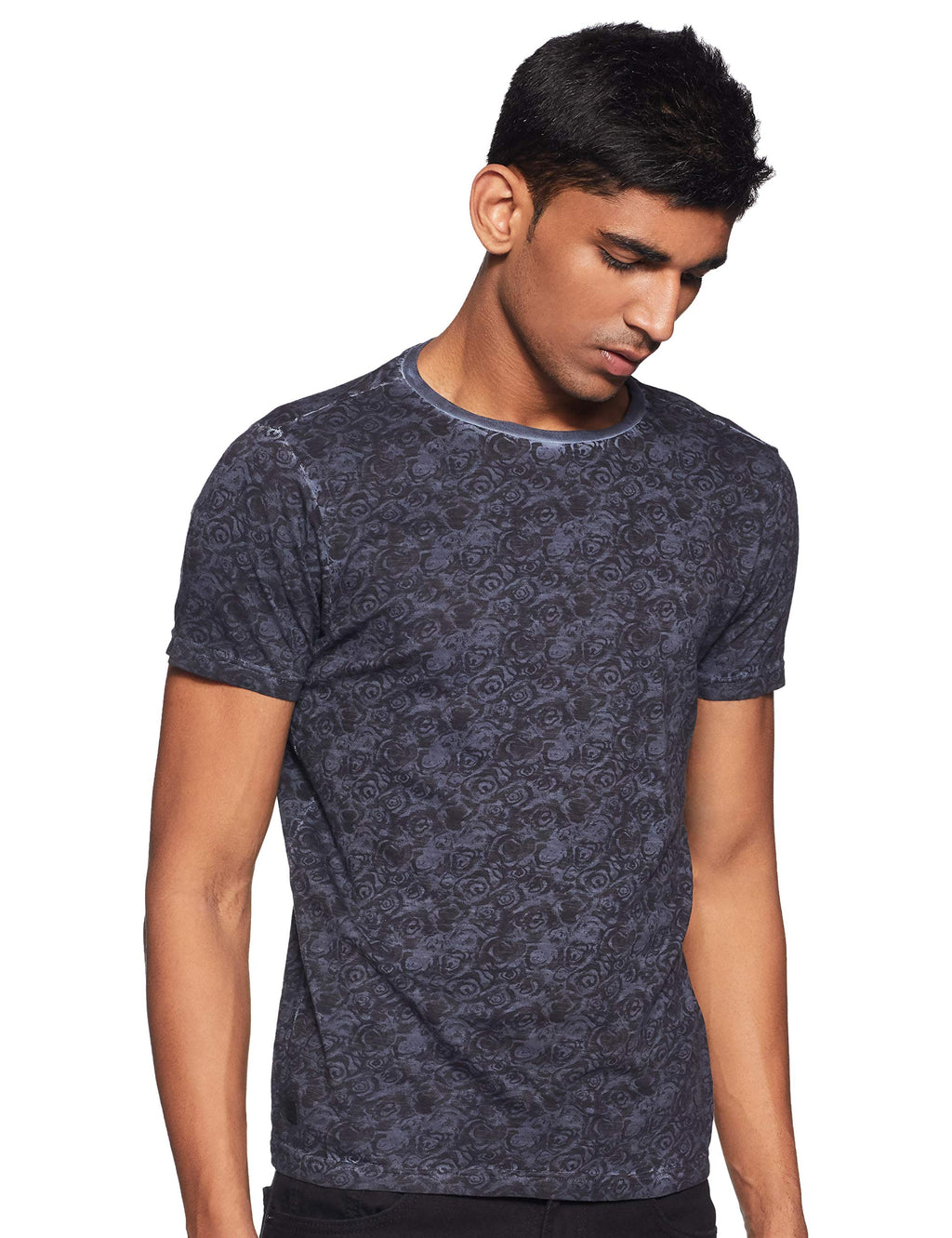 Pepe Jeans MenS Printed Slim Fit T-Shirt (Pm507344_Navy Xl)