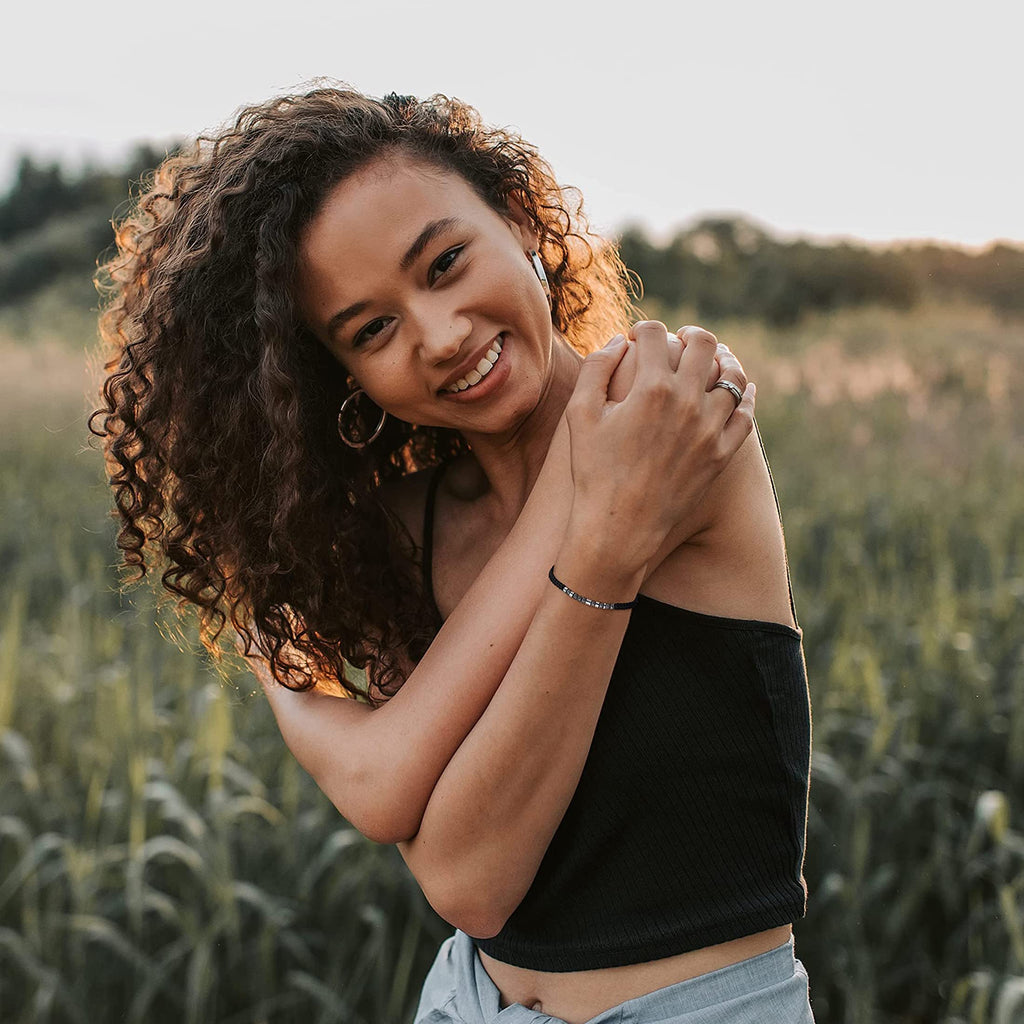 JoycuFF Sisters Gifts from Sister Birthday Gifts for Sister Bracelet Birthday Gifts for Sister Personalized Morse Code Bracelets