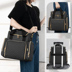 LUXJA Travel Makeup Bag with 2 Removable Cases, Cosmetic Bag with Multiple Storage Sections (Patent Pending)