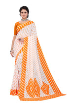 ANNI DESIGNER Womens Georgette Saree with Blouse (PRATIKSHA)