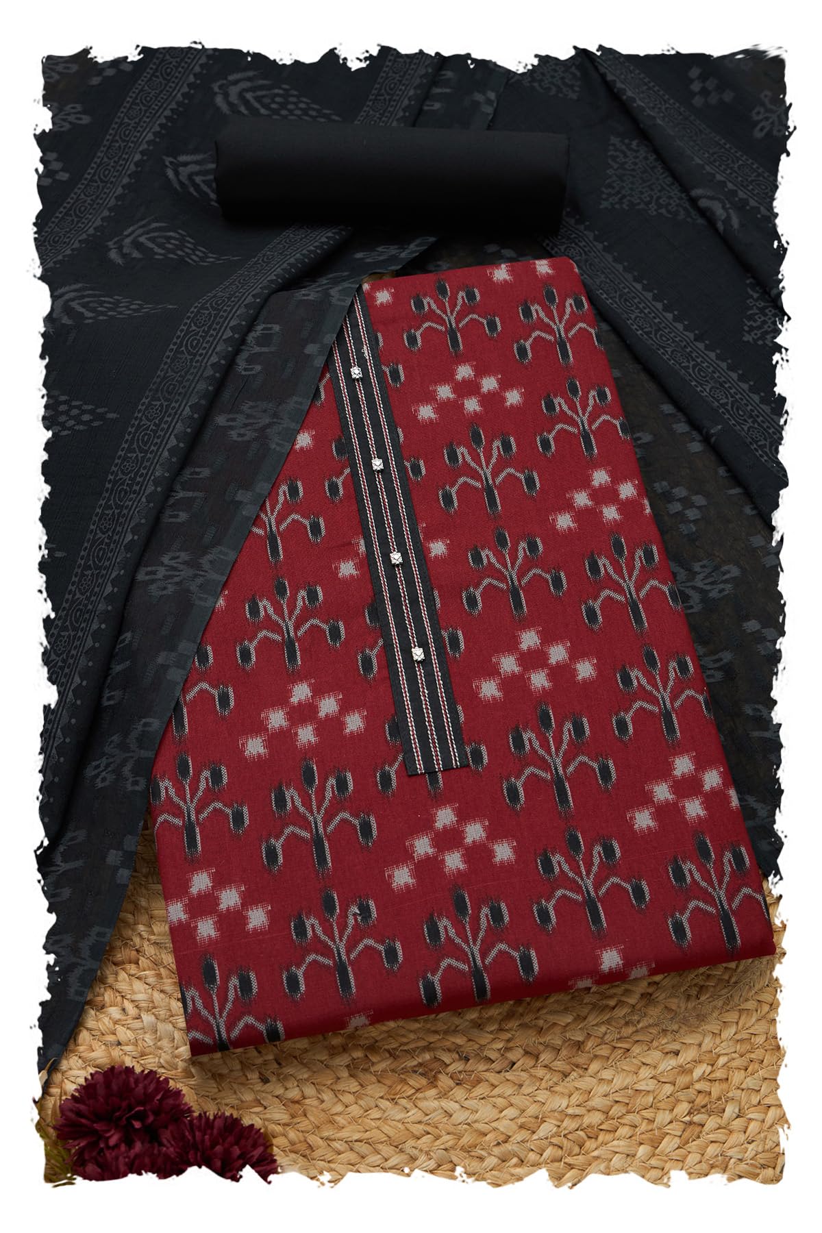 Soch Women Cotton Ethnic Motifs Unstitched Dress Material