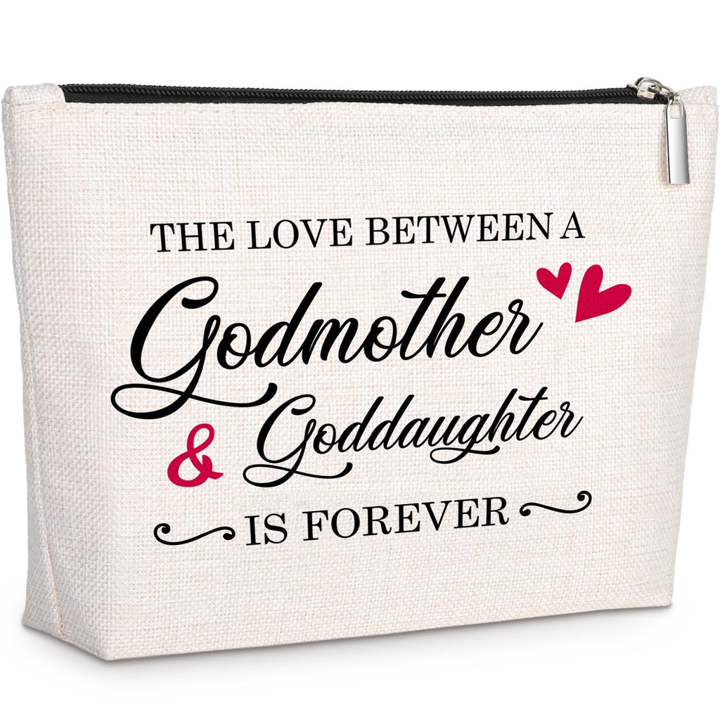 GevGuxLuo Godmother Gifts -Birthday Mother's Day Gift for Godmother -Christmas Gift for Godmother -Makeup Bag Gift