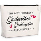 GevGuxLuo Godmother Gifts -Birthday Mother's Day Gift for Godmother -Christmas Gift for Godmother -Makeup Bag Gift