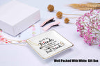 Topthink We'll Be Friends Until We're Old And Senile- Ceramic Jewelry Holder Ring Dish Trinket Tray - Long Distance Friendship B