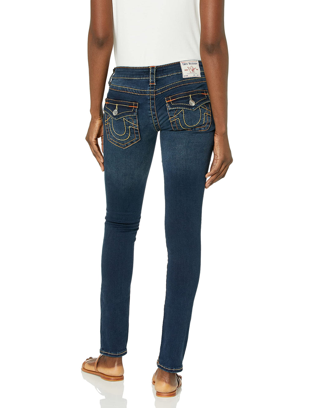 True Religion Women's Stella Low Rise Skinny Fit Jean, Indigo Upgrade, 31