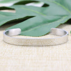 JoycuFF Inspirational Gifts for Girls Friendship Jewelry Cuff Bracelets for Women Christmas Birthday Gifts for Her I Want to Be
