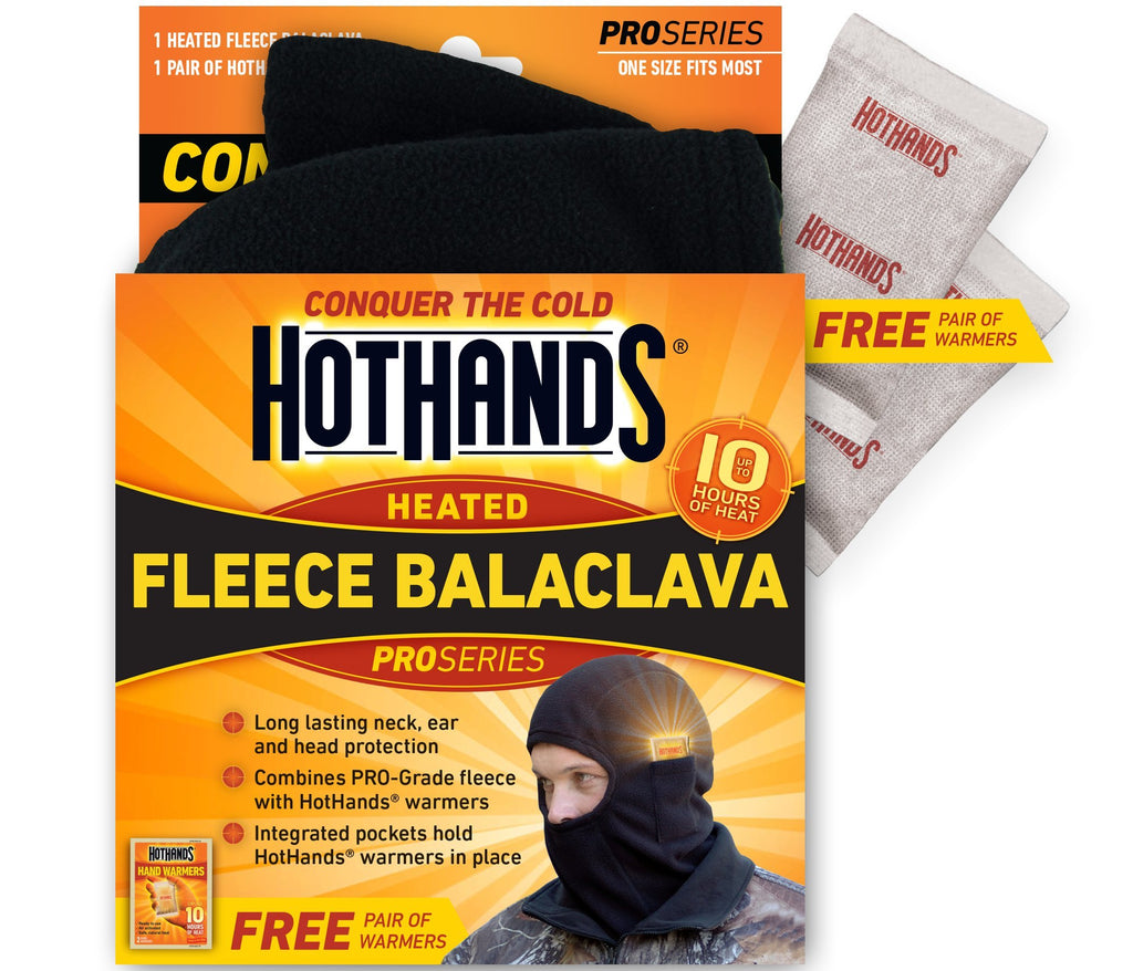 Hot Hands Fleece Black Balaclava