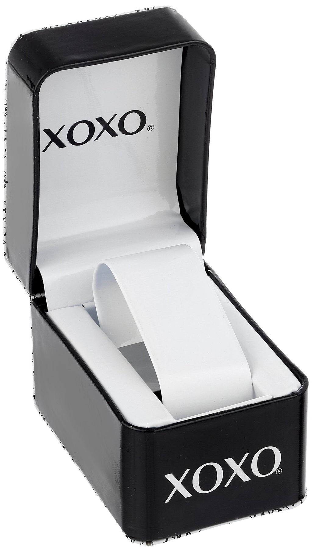 Accutime XOXO Women's Analog Watch with Silver-Tone Case, Rhinestone Bezel/Dial/Band, Silver-Tone Sunray Dial - Official XOXO Wo
