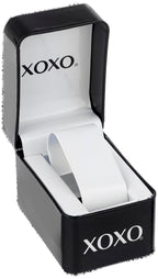 Accutime XOXO Women's Analog Watch with Silver-Tone Case, Rhinestone Bezel/Dial/Band, Silver-Tone Sunray Dial - Official XOXO Wo
