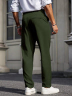 Noble Monk Formal Pants For Men | Stylish Regular Fit MenS Wear Trousers For Office Or Party | Solid Formal Regular Fit Trouser