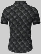 Noble Monk Men Ragular Polo Neck T-Shirts | Printed Tshirt For Men And Boys Black White