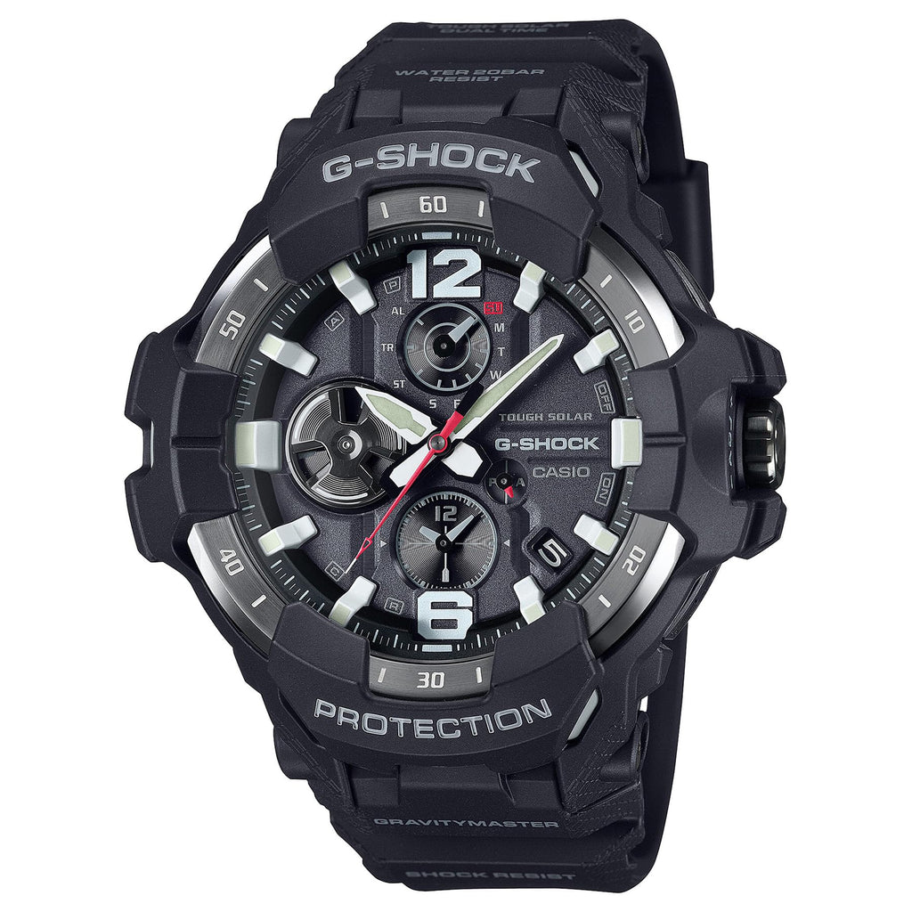 G-Shock Casio Master of G Air Gravitymaster Solar Connected Black Resin Strap Watch - GRB300-1A