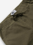 The Souled Store Solids: Olive Green Boys Drawstringed Cotton Cargo Joggers