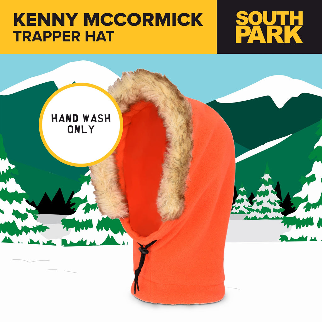 South Park Kenny McCormick Cosplay Cosplay Hood Hat, Orange, One Size