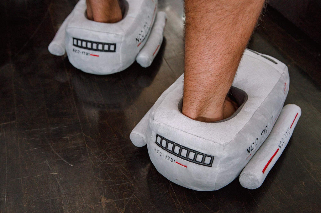 Star Trek: The Original Series Galileo Shuttlecraft 3D Slippers | Mens 12-13