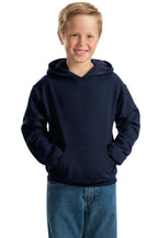 Youth 8 oz NuBlend Fleece Pullover Hooded Sweatshirt - BLAcK - S(D0102H2H72Y)
