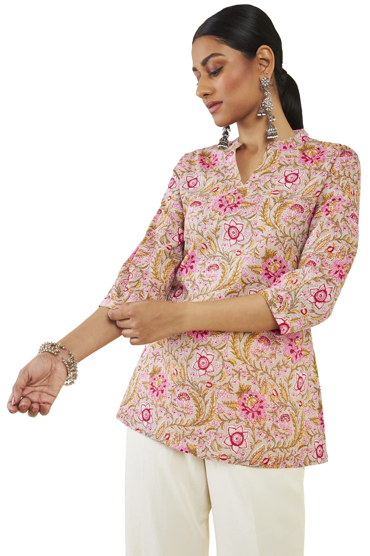 Soch Women Cotton Printed Blouse