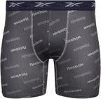 Reebok Men's Active Underwear - Sport Soft Performance Boxer Briefs (4 Pack), Size Medium, Navy/Grey/Print